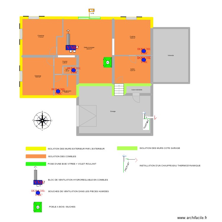VALENTE DE OLIVERA Albano - NEGRONDE 2. Plan de 11 pièces et 177 m2
