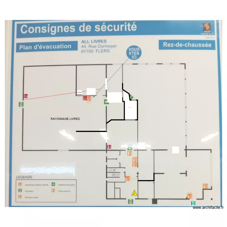 ALL AU LIVRES. Plan de 1 et 13 m² ALL AU LIVRES. Plan de 1 et 13 m²