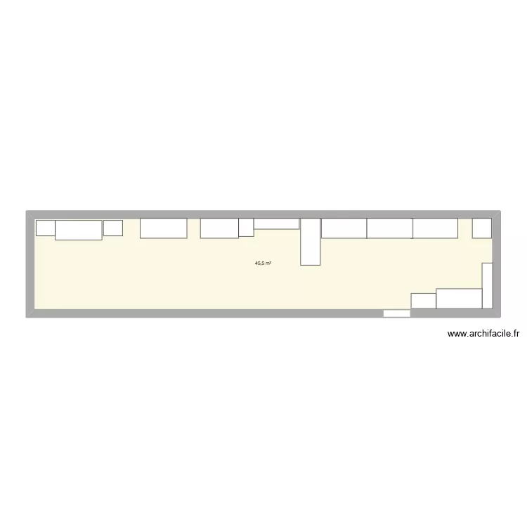 plan4. Plan de 1 et 46 m² plan4. Plan de 1 et 46 m²