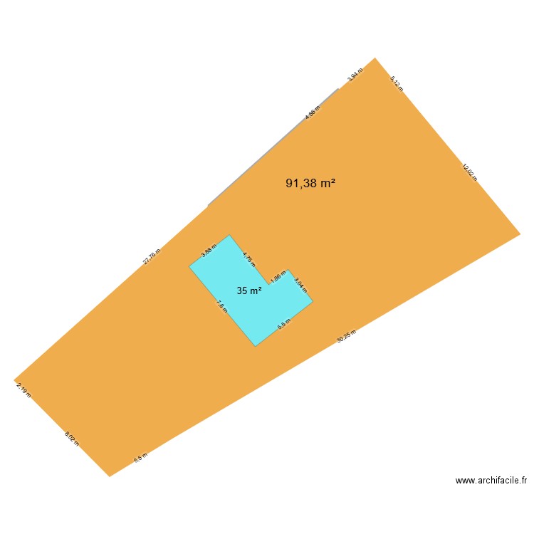 PLAN PISCINE. Plan de 1 pièce et 91 m2