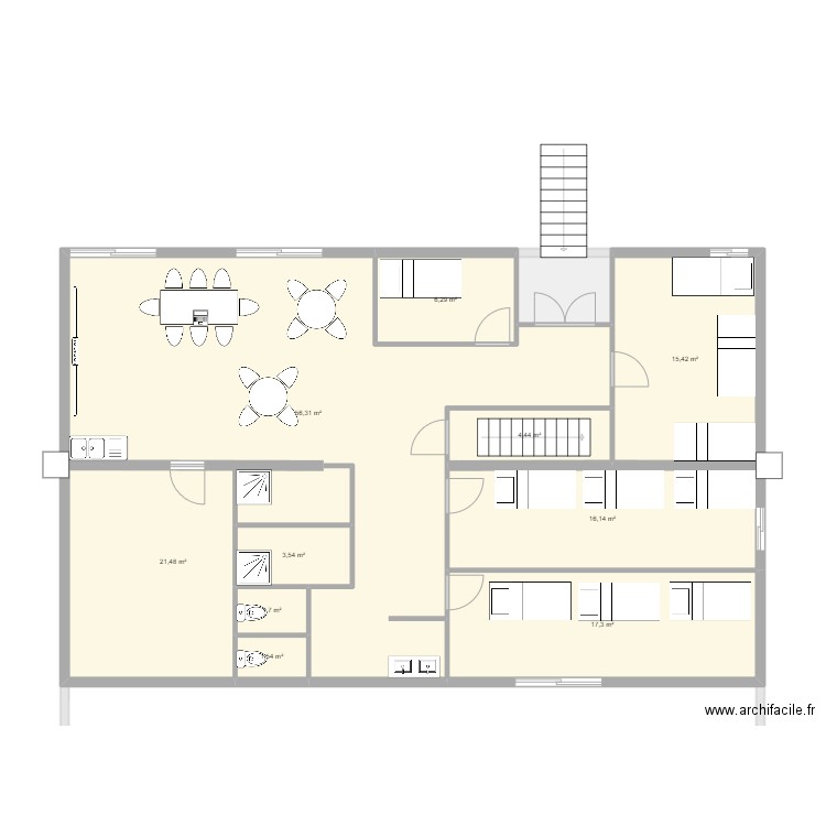 ajout petit manege bis. Plan de 15 pièces et 686 m2