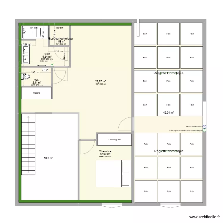 vougy Plombier. Plan de 