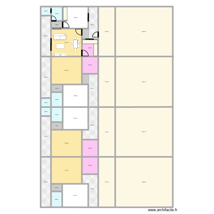 Plan Dabou T2. Plan de 0 pièce et 0 m2