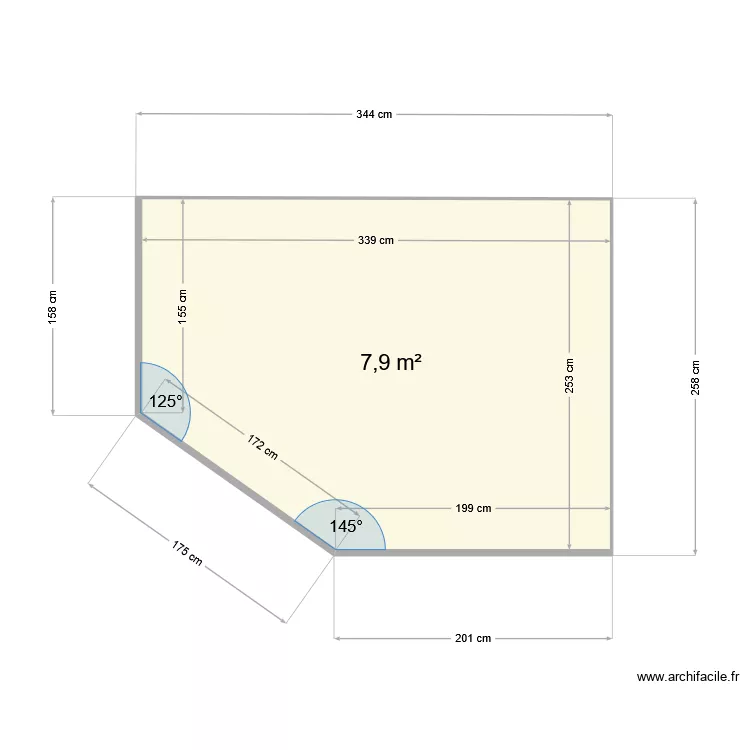 MAISON ANDRES BOX N° 1. Plan de MAISON ANDRES BOX N° 1. Plan de