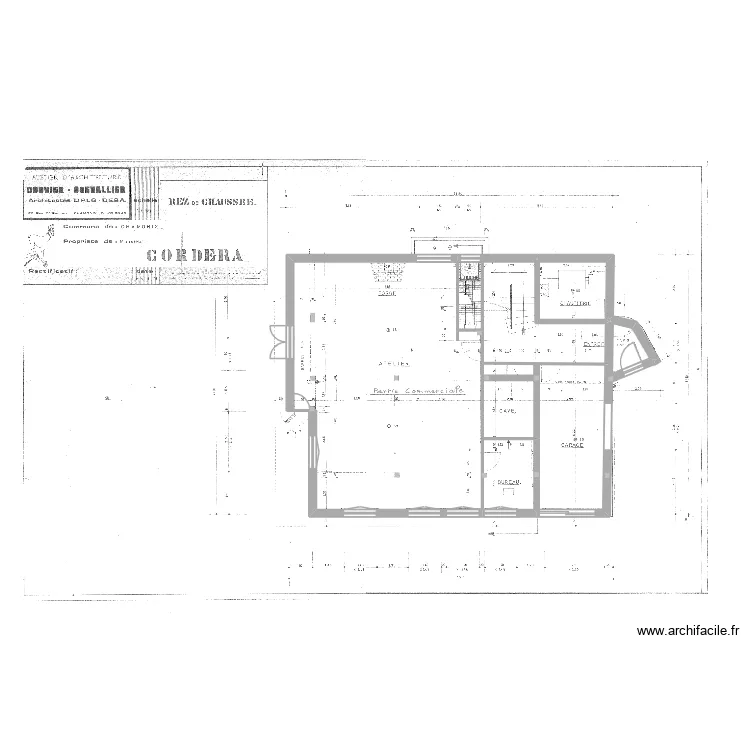Gaillands RDC 0.1. Plan de 7 pièces et 133 m²