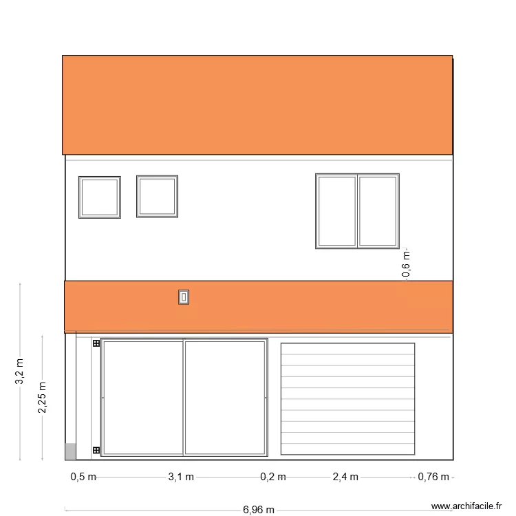 Facade. Plan de 