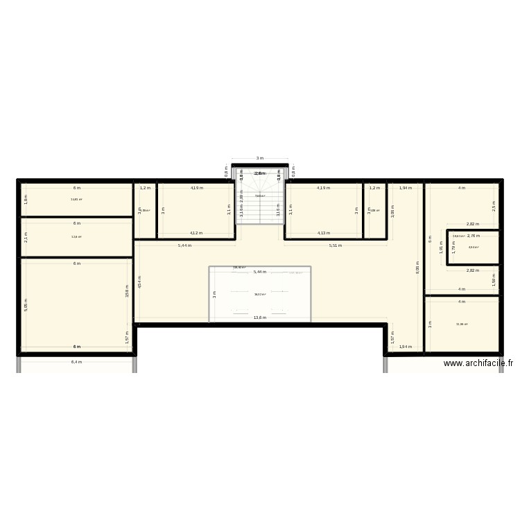 Layan 2. Plan de 21 pièces et 562 m2