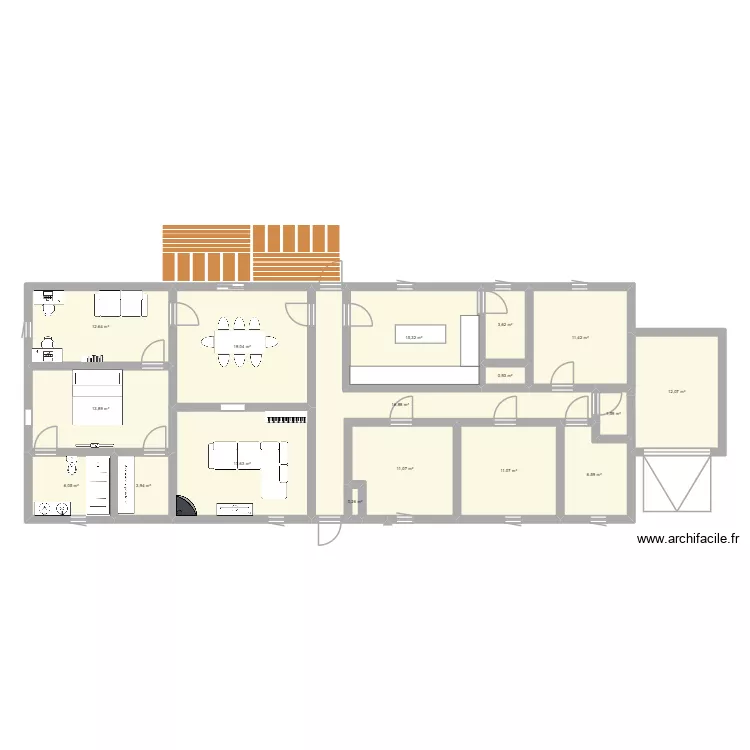 maison v3. Plan de 