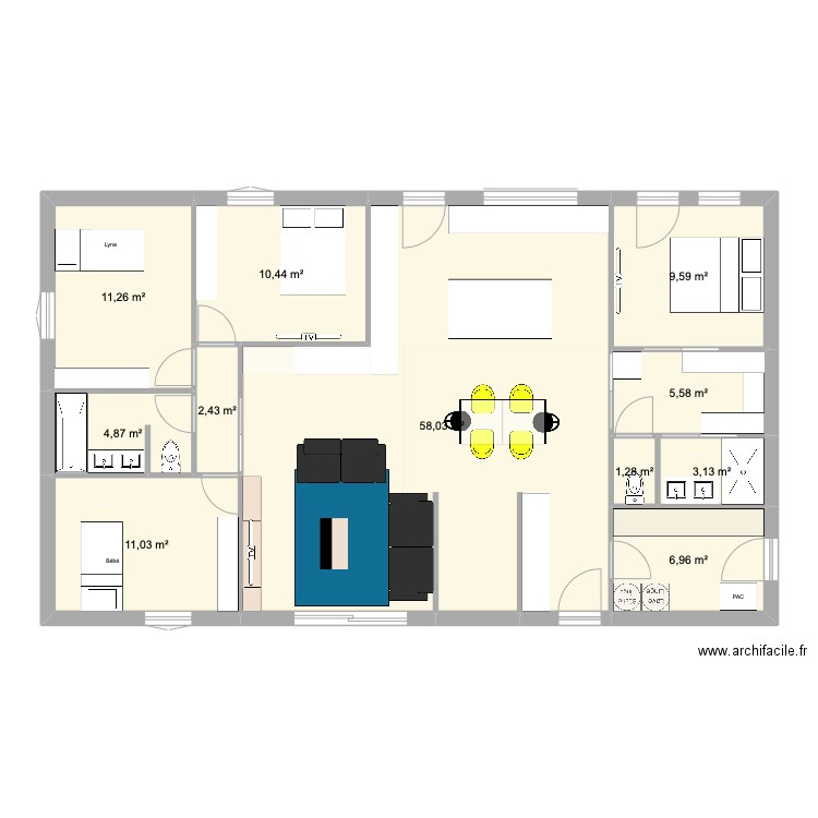 LA BOISSIERE - PLAN 5. Plan de 0 pièce et 0 m2