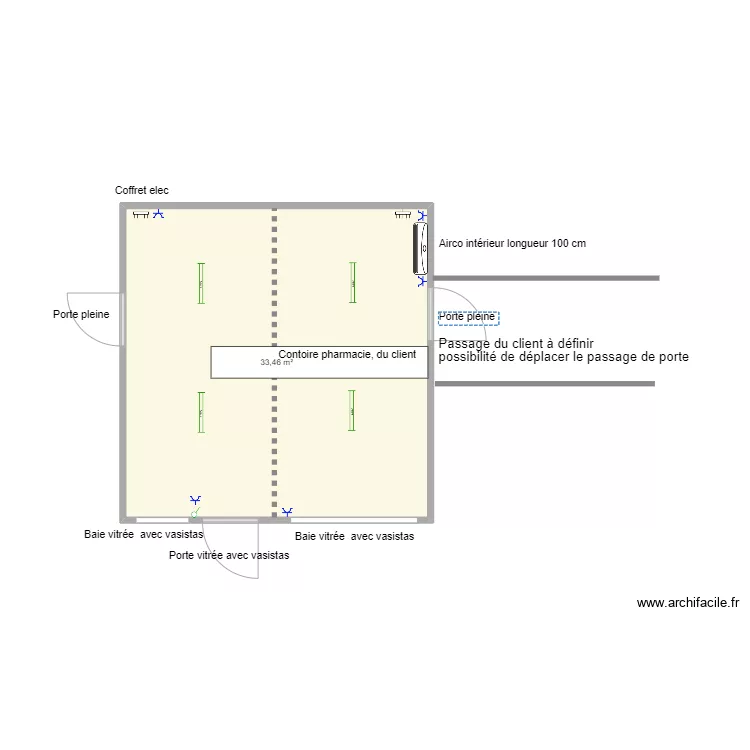 Pharmacie Simon Srl. Plan de 