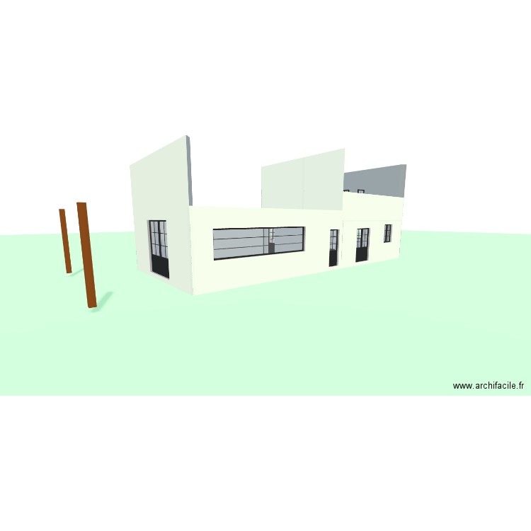 maison de victor 3. Plan de 5 pièces et 140 m2