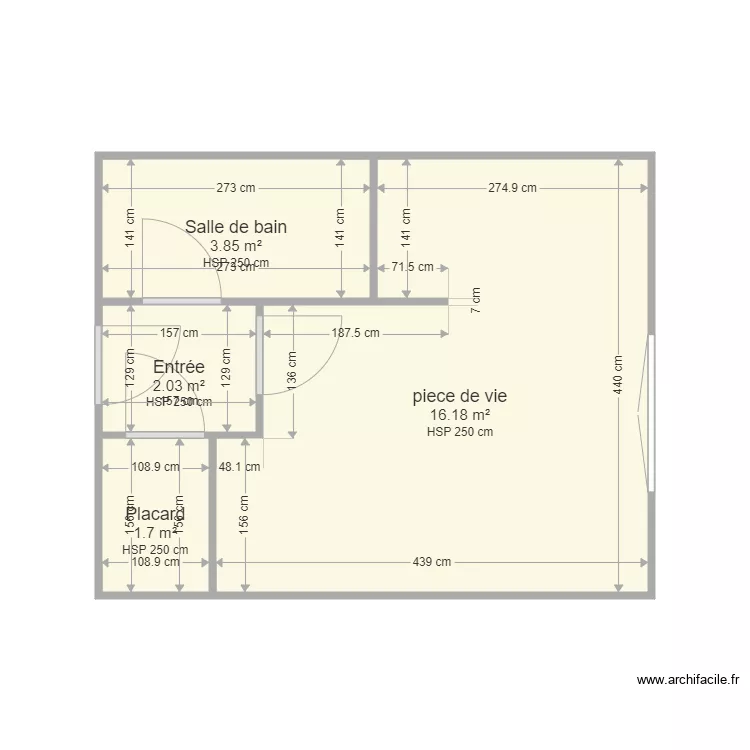foncia chenieux a1. Plan de 