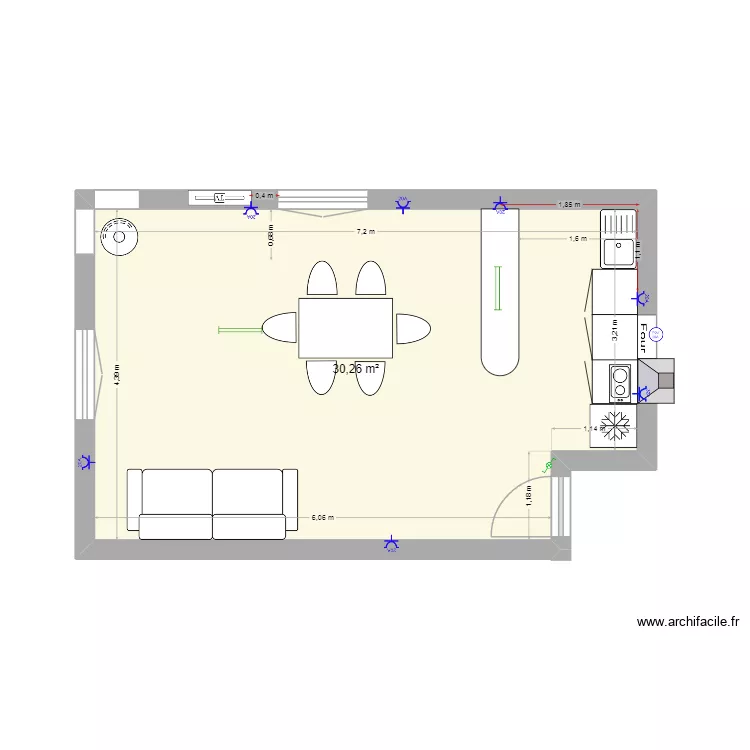 club housse. Plan de club housse. Plan de