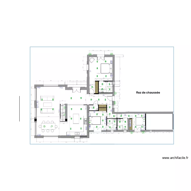 bastide bleue rdc. Plan de bastide bleue rdc. Plan de