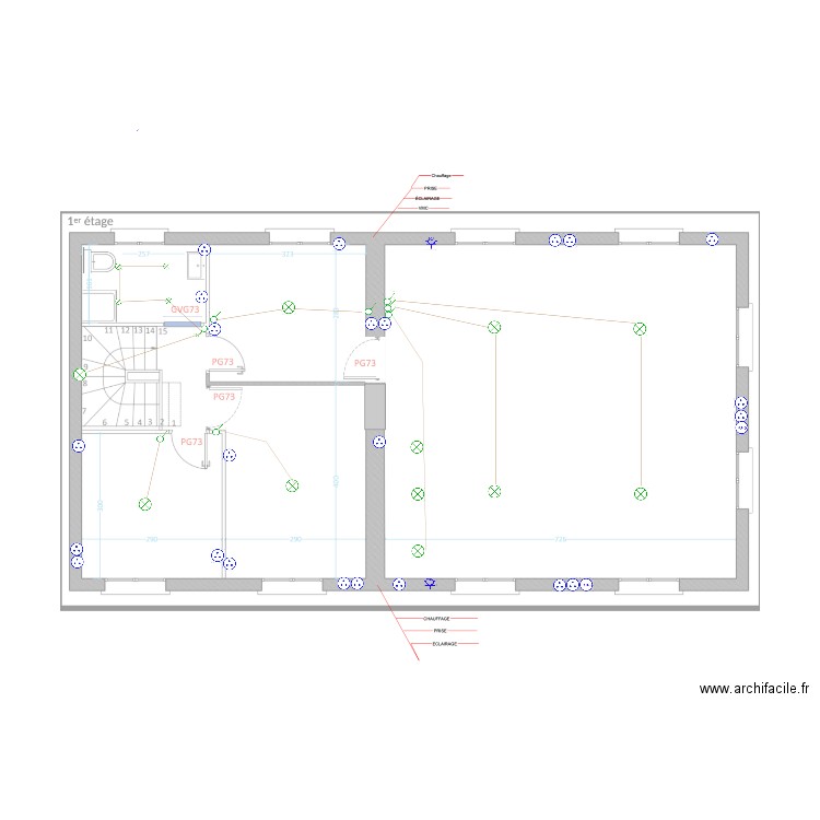Antony R+1. Plan de 0 pièce et 0 m2