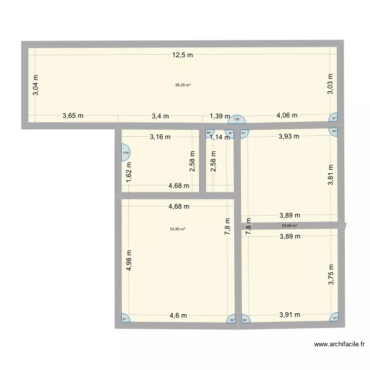 Rdc. Plan de 3 et 102 m² Rdc. Plan de 3 et 102 m²