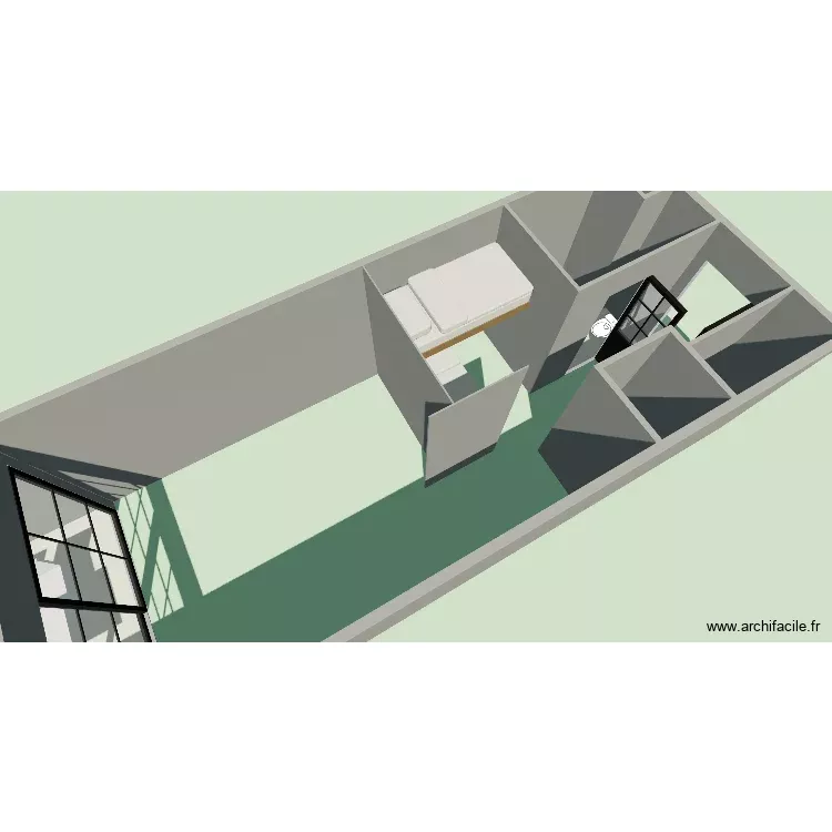 Appart Serre Chevalier 2. Plan de 5 Pièces et 11 m² Appart Serre Chevalier 2. Plan de 5 Pièces et 11 m²