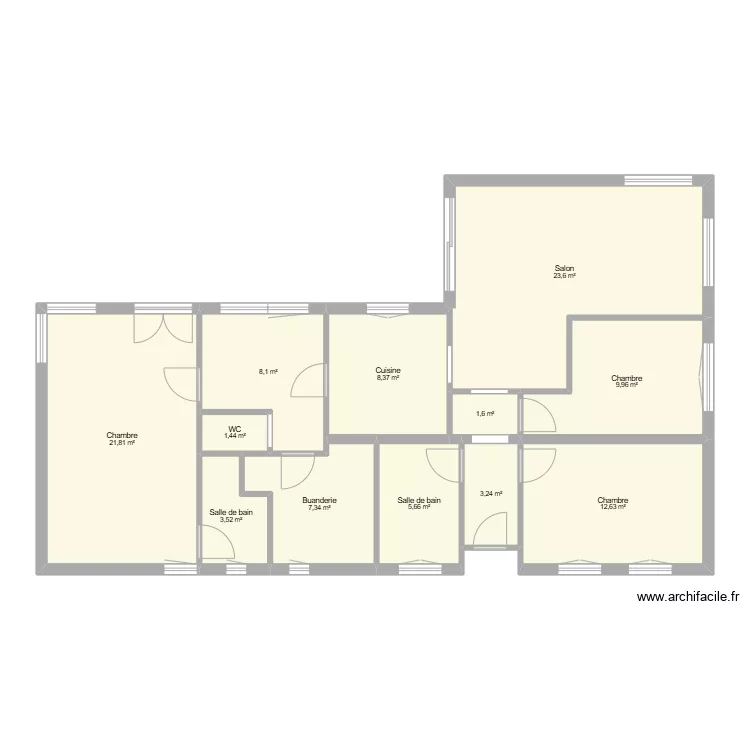 bouton martine. Plan de 