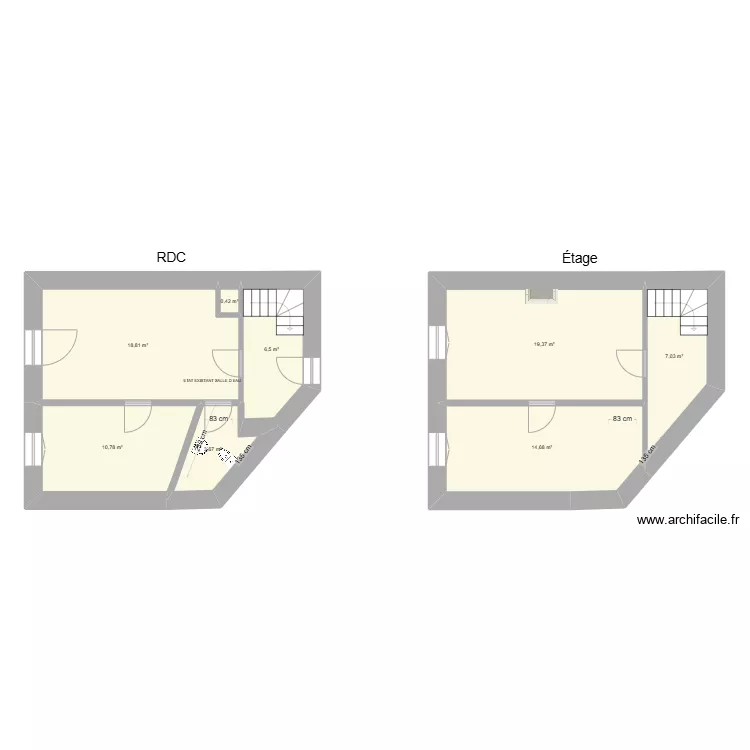 MICOUD LOGEMENT. Plan de 