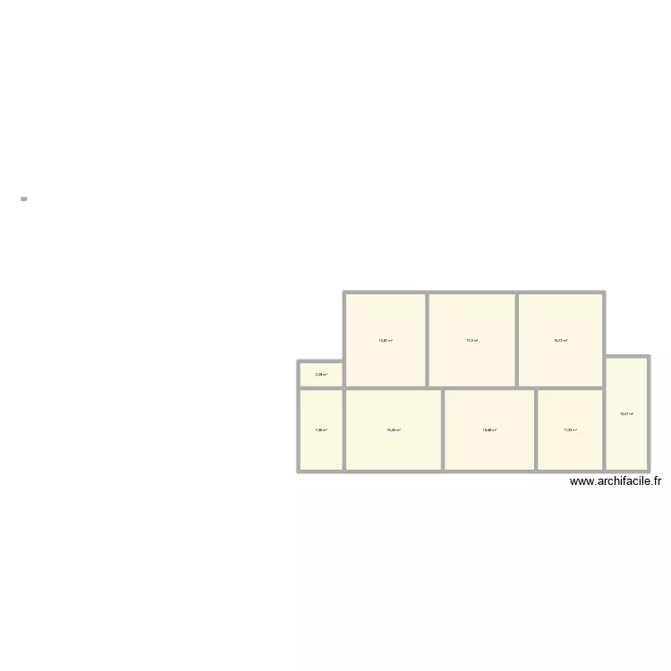 Maison avant travaux la veuve. Plan de 9 et 113 m² Maison avant travaux la veuve. Plan de 9 et 113 m²