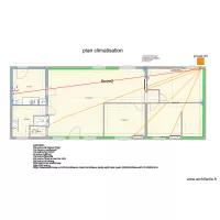 plan  maison derri&egrave;re clim