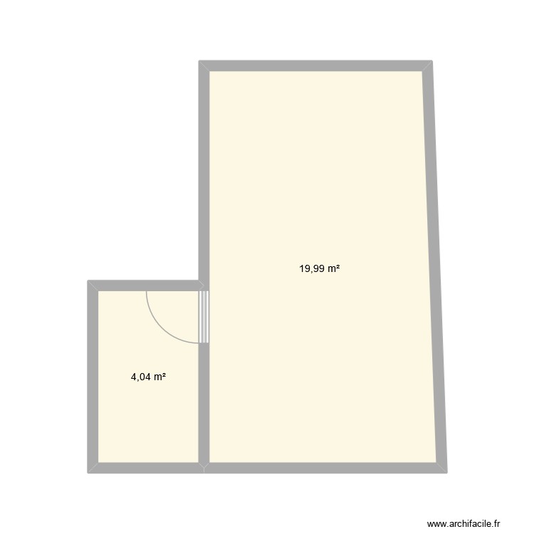 studio voiron. Plan de 0 pièce et 0 m2