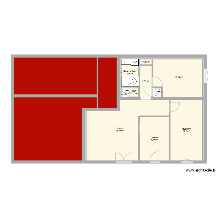 SANTANDER 3. Plan de 15 pièces et 120 m2