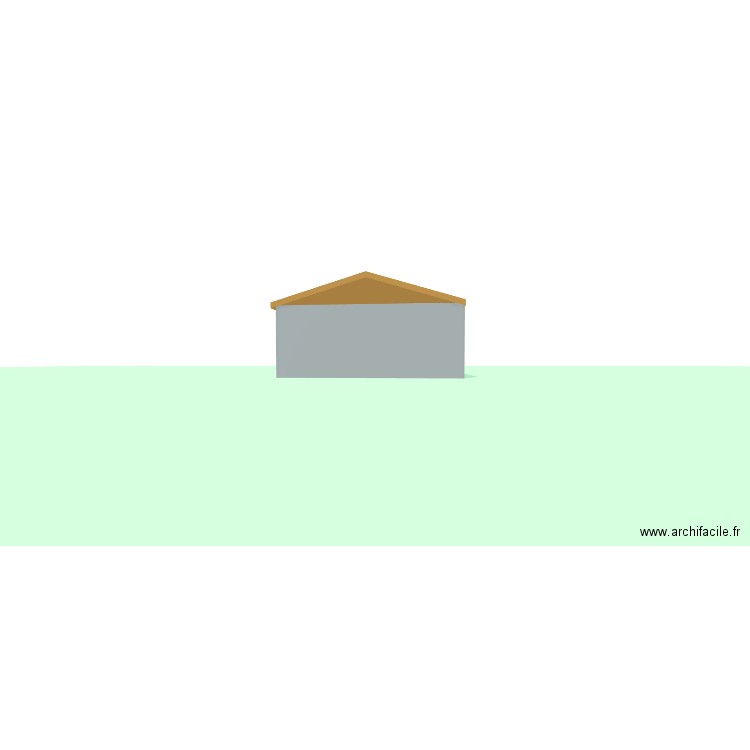 GARAGE. Plan de 1 pièce et 36 m2
