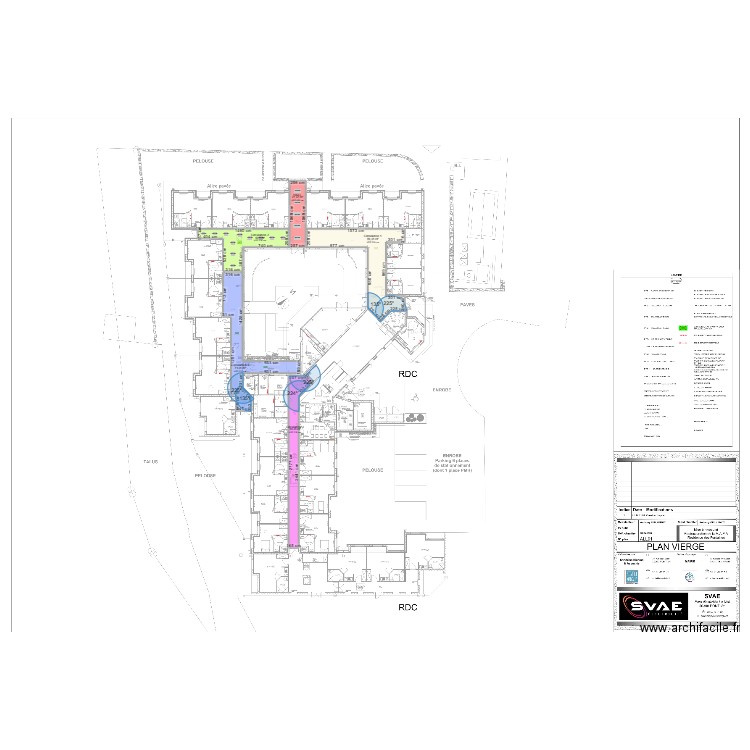 MAPA MELRAN. Plan de 5 pièces et 284 m2