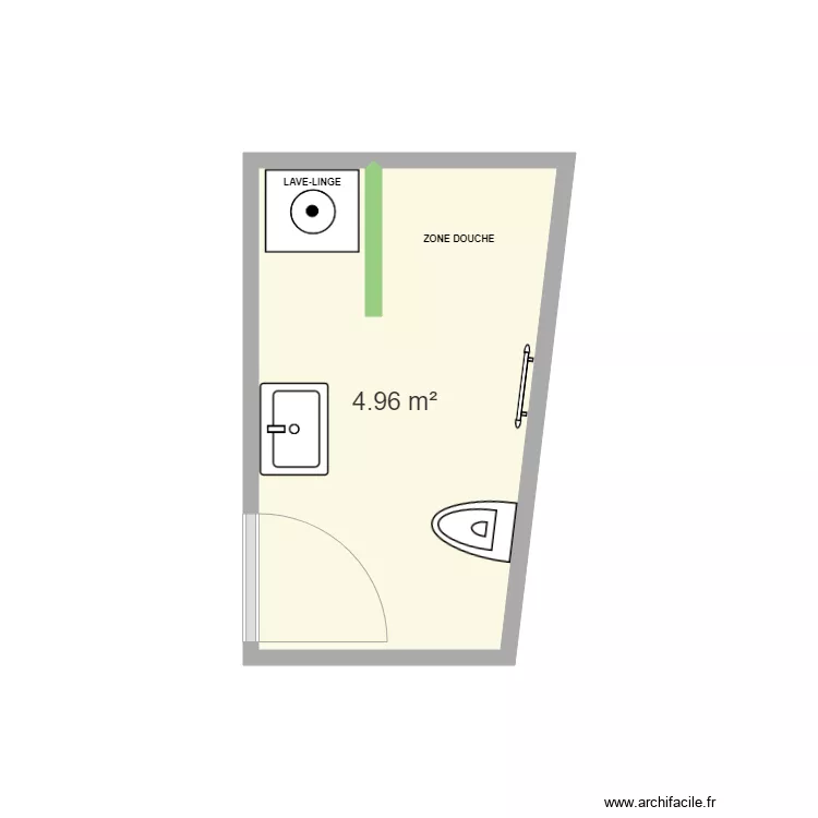 ROMMELAERE sdb. Plan de 
