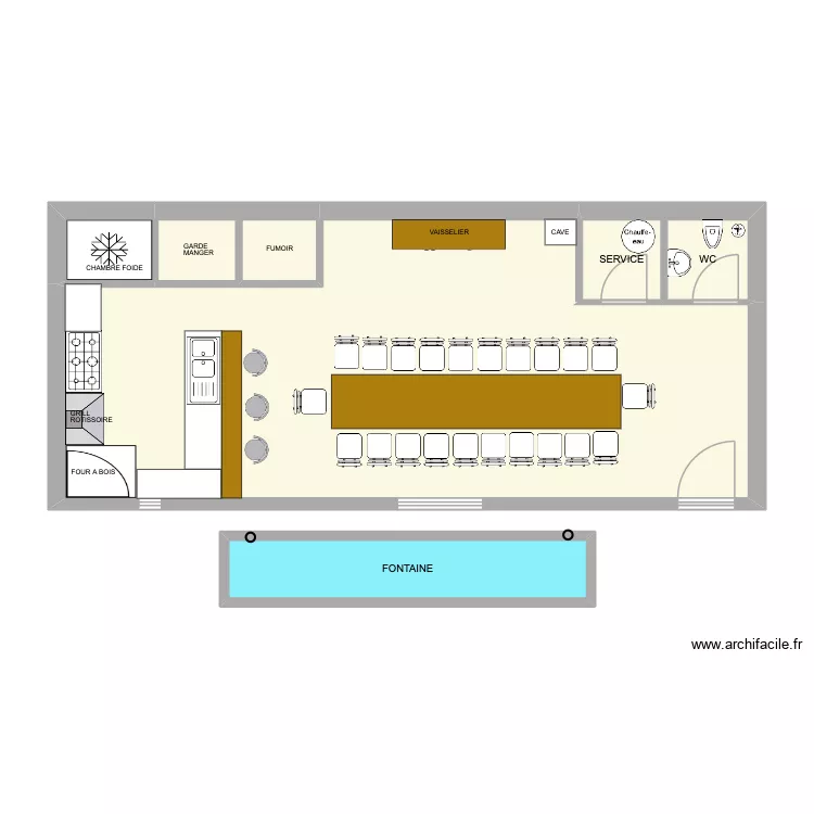 La Distillerie. Plan de 7 et 64 m² La Distillerie. Plan de 7 et 64 m²
