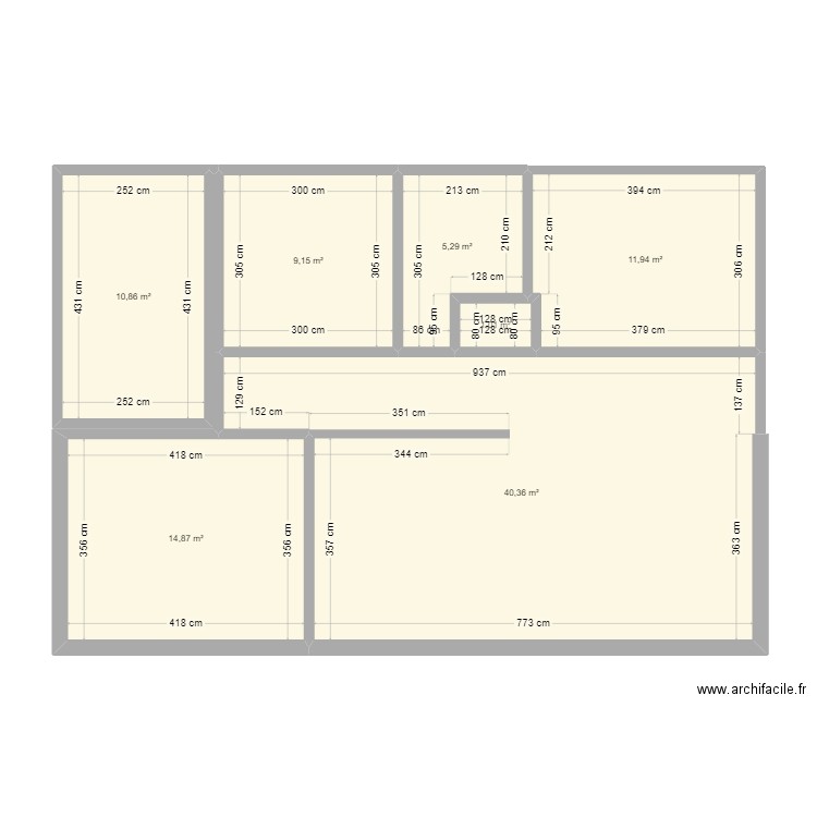 maman 1 plan initial. Plan de 0 pièce et 0 m2