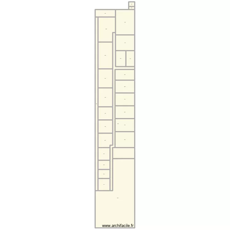Bayard nouvelle fromagerie. Plan de 27 Pièces et 2076 m²