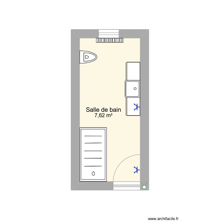 Salle de bain. Plan de 0 pièce et 0 m2