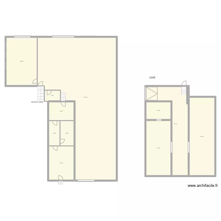 CANIOTTI. Plan de 11  et 540 m²