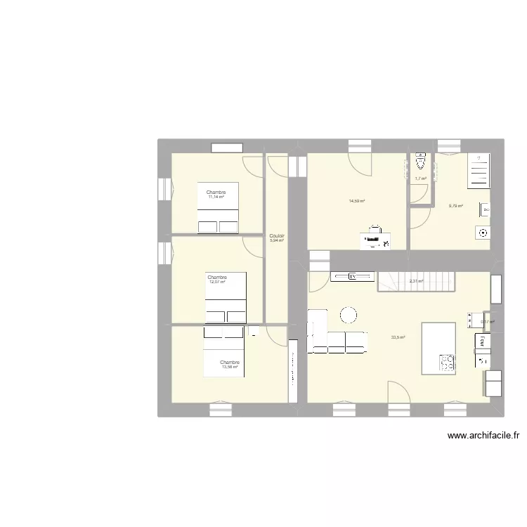 Ma maison. Plan de 