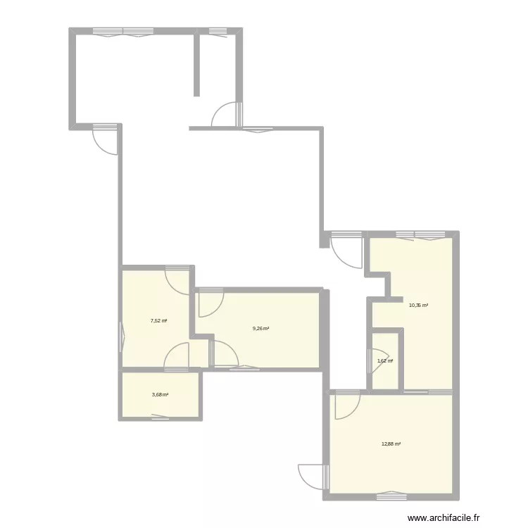 plan 2. Plan de 6 et 45 m² plan 2. Plan de 6 et 45 m²