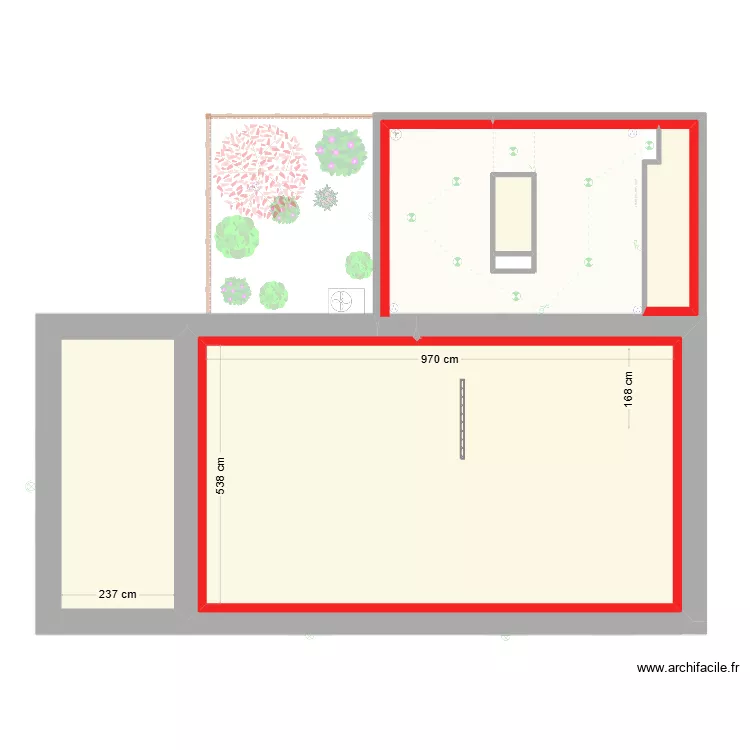 Love room 1. Plan de 7 pièces et 139 m²