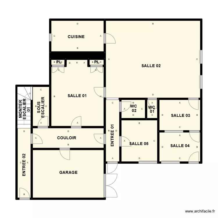 PLAN PLB RDC ST HILAIRE. Plan de 