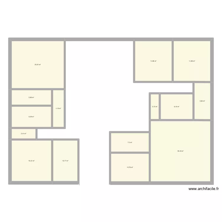 FUTURE MAISON bis. Plan de 15 et 173 m² FUTURE MAISON bis. Plan de 15 et 173 m²
