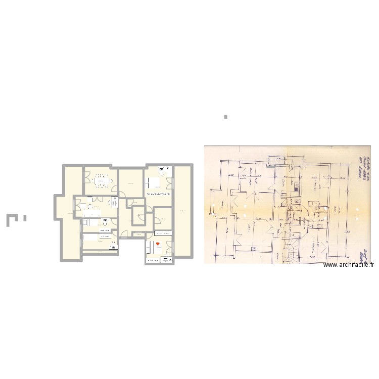 Rheinmatt 2. Plan de 15 pièces et 164 m2