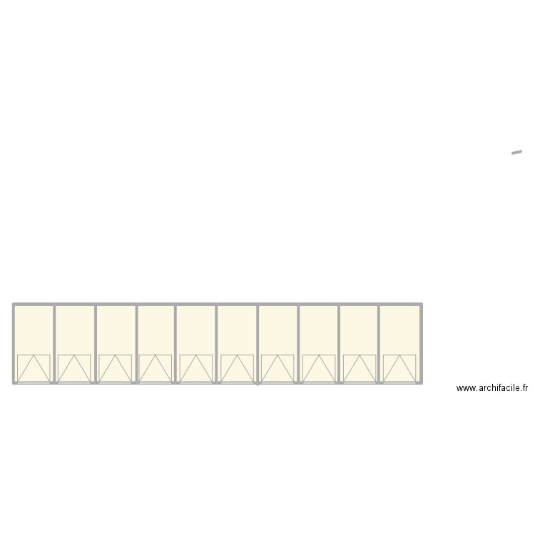 10 garages Sint-Jansstraat 80+ Waregem. Plan de 0 pièce et 0 m2