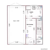 prévisite  rez de chaussée implantation