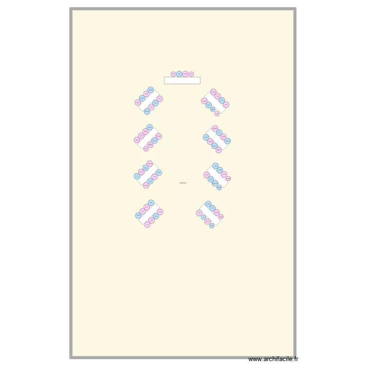 Plan de table mariage. Plan de 1  et 1054 m²