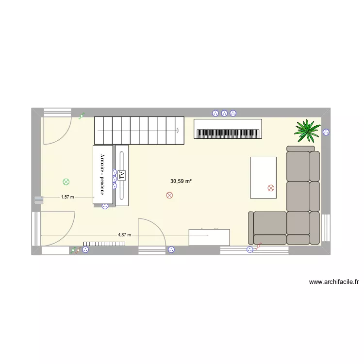 bas. Plan de 1 et 31 m² bas. Plan de 1 et 31 m²