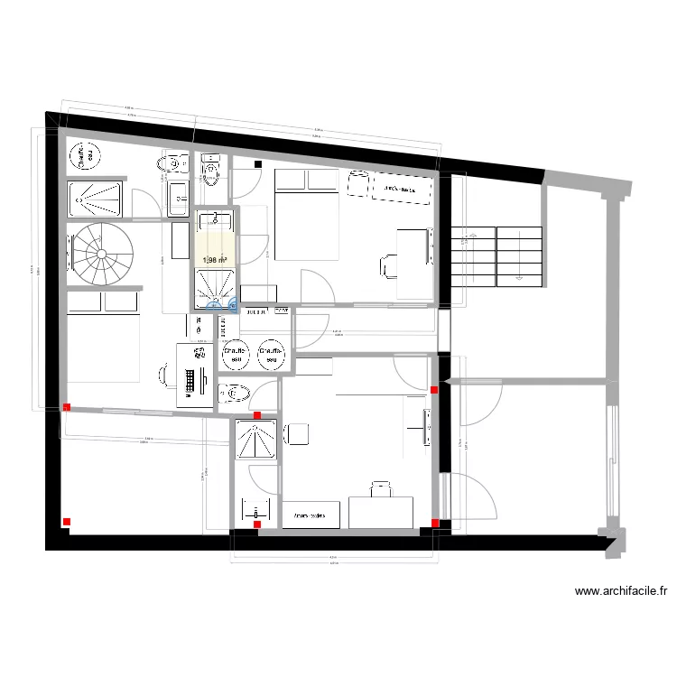 Plan 1er Chambres 8. Plan de 