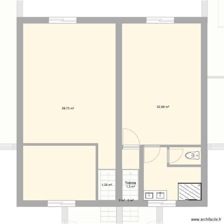 maison denis version un. Plan de 10 pièces et 200 m2