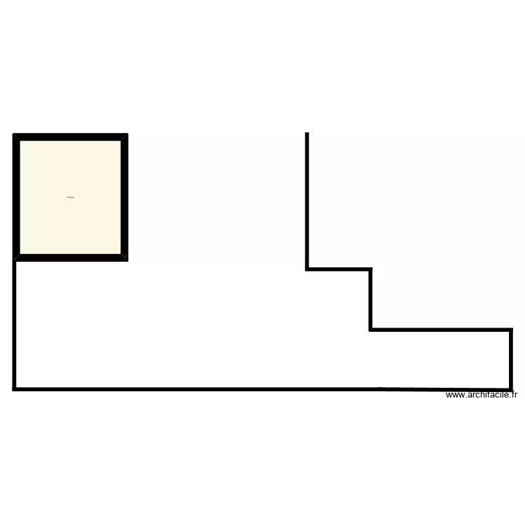 Maison Mami ext&eacute;rieur. Plan de 1  et 72 m²