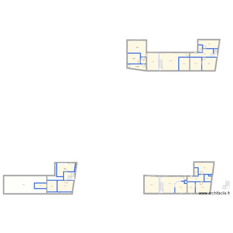 Chereng. Plan de 33 pièces et 333 m2