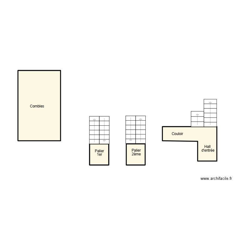 QUIMPER SCI ARCADE 5. Plan de 4 pièces et 15 m2